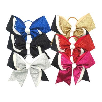 China Headband Women Elastic Hair Ties Daily Wear Bow Retro Colorful Silk Customized Hair Scrunchies for sale