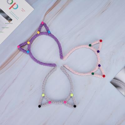 China Headband Wholesale Cat Ears Cute Temperament Hair Accessories For Kids Head Girls Bands For Women for sale