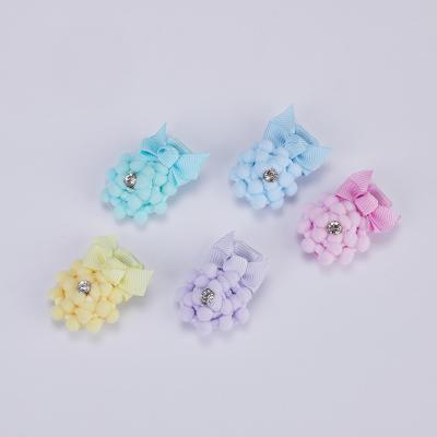 China Hair Clips Wholesale Cute Baby Girls Mini Fashion Hair Pins flower Barrettes Hair  Clips For Children Kids for sale