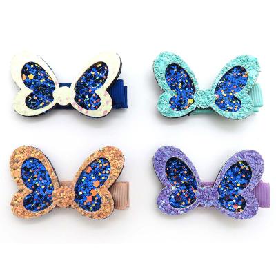 China Hair Clips Christmas Gift For Children American Style European Temperament Butterfly Hair Clips for sale