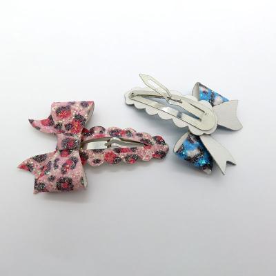 China Hair Clips Factory Direct Price Barrettes Cute Hair Decoration Temperament Hair Pin Children Butterfly Bow Hair Clips for sale