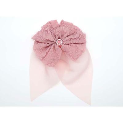 China Hair clip Factory Hot Sale Kid Korean Hair Pin Flowers Cloth Sweet Girls Solid Color Hair Clip For Women for sale