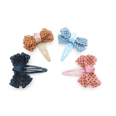 China Hair clip Girls Hair Clip Gift Sweet Flowers Hair Bands For Kids Butterfly Hair Clip for sale