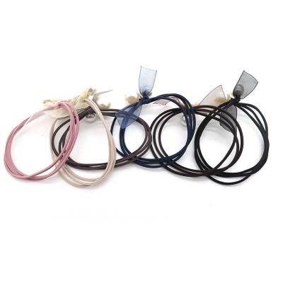 China Headband Factory Hot Sale American Style hair ties For Women Girls Solid Color Fashion Elastic Hair Scrunchies for sale