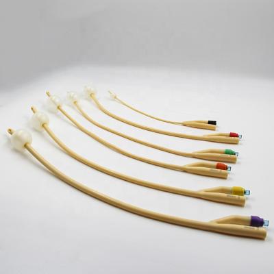 China All Types Natural Latex Foley Catheter Foley Balloon Disposable Urethral Catheter for Medical Use for sale