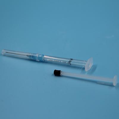 China Single use disposable safety syringe with safety needle luer lock 1ml-3ml for vaccine injection for sale