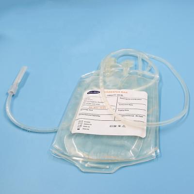 China PVC Signature 200m-500ml Simulated PVC Blood Collection Bag for sale