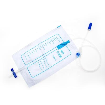 China Collect Urine Urine Bag With Anti Backflow Valve Urinary Drainage Bag For Adult And Pediatric Children With T Tap Valve for sale