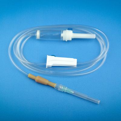 China Best quality single-use gas EO disposable iv infusion set CE ISO in factory for sale