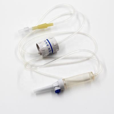 China Sterile disposable infusion set with flow regulator for sale