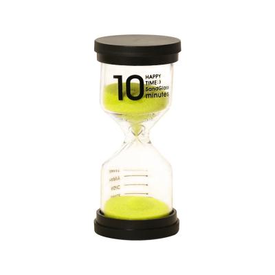 China Factory Customized Timer Clock Black Sand Hourglass Timers Contemporary Hot Sale Egg Hourglass Cover Games Classroom Kitchen Home Office for sale