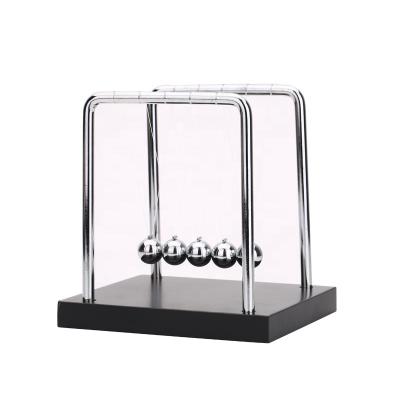 China Europe Ornaments Newton Cradle Pendulum Metal Ball Gift Creative High Quality Newton Balance Ball Desk Decor for sale