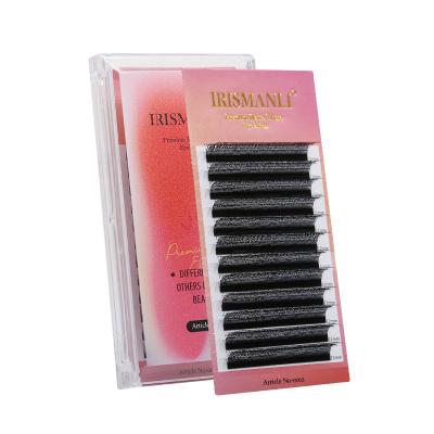 China Wholesale IRISMANLI Private Label 3D Long Lick 0.07 C/D Loop Natural Premium Tapered High Quality Private Label Lashes for sale