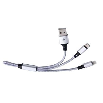 China Mobile Phone Types U Form Usb Data Cable Micro Usb Type C Cable 3 In One Charging Cable for sale