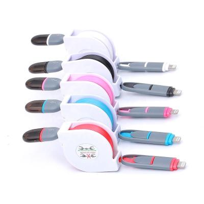 China Android Phone Easy To Travel Retractable Usb Strip Data Cable Cheap Usb Data Cable For Iphone 11 Data Cable for sale