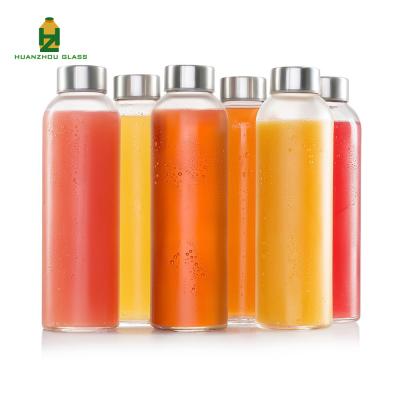 China Viable Unbreakable Glass Water Bottle, 550ml Glass Bottle Factory Glass Bottle for sale