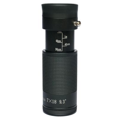 China Civil Brand Mini 7x18mm Comet Telescope Microscope Jewelry Appreciation Monocular 7x18mm for sale