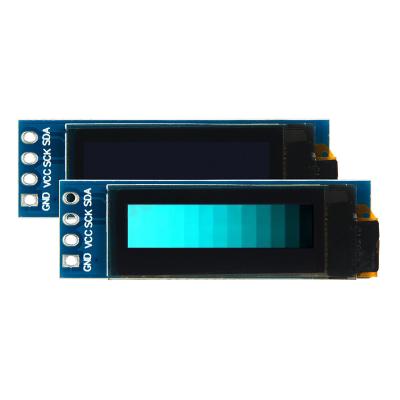 China Hot sale small OLED mono blue display 0.91 inch 128x32 0.91 inch Oled LCD display panel module for sale