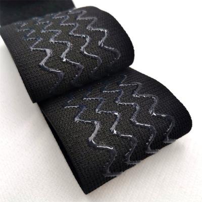 China Breathable Elastic Customized Silicone Self Adhesive Elastic Band Eco-friendly Silicone Sweat Absorbent for sale