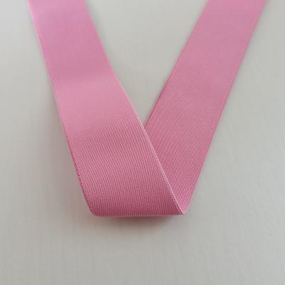 China Custom Elastic Elastic Embossed And Debossed Logo Sustainable Elastic Webbing Strap for sale