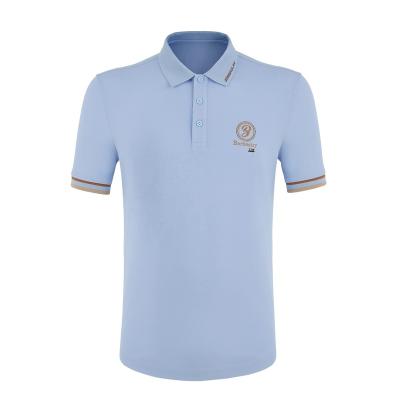 China Factory Logo Anti-Wrinkle Custom Design Polo Shirt Men's Short Sleeve Cotton Men's Golf Polo T-shirt 100% Printed T-shirt for sale