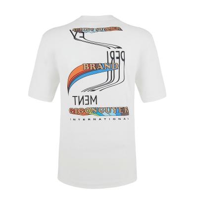 China Anti-Wrinkle Customized High Quality T-shirts Printed With Colorful Graphics Young Men's T-shirts White Brown T-shirts For Both Men And Women for sale