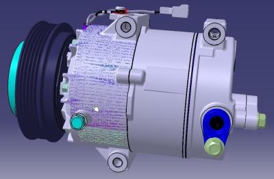 China R134a elektrische Denso Wechselstrom-Kompressor-Teil-Wechselstrom-Kompressor-Reparatur für Auto zu verkaufen