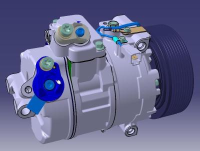 China Compressor 12V de Denso Aircon do carro do compressor do condicionador de ar do carro de R134a à venda