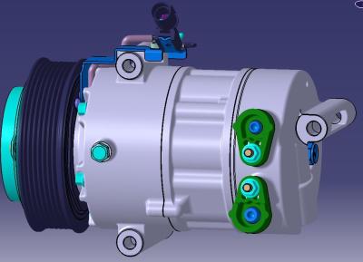 China Klimaanlagen-Kompressor R134a Delphi Air Conditioning Compressor Scroll zu verkaufen