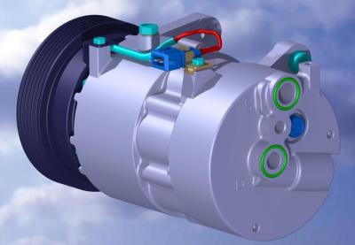 China Koppeling 120mm van de Sandensd7v16 Ac Compressor de Compressorreparatie van de Autoairconditioning Te koop