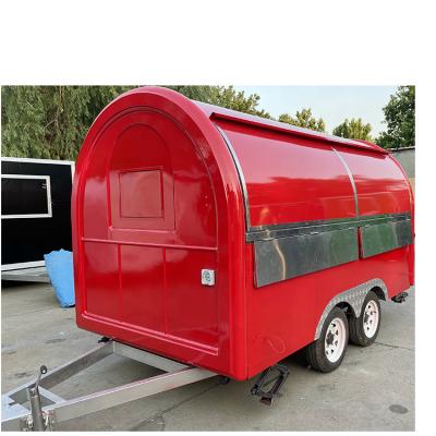 China Fast Mobile Vegetable Processing Plant Australia Standard Street Food Cart Truck Trailer With Kitchen Frozen Car Customized Customized for sale