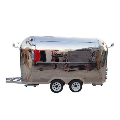 China Direct Outdoor Vegetable Processing Plant Mobil Food Cart Carts Airstream Food Truck Food Trailer for sale