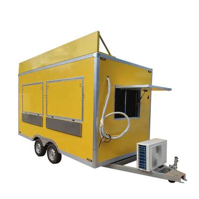 China Direct Chinese food cart mobile gas truck vegetable processing plant outdoor food churros truck deep fryer food trailer sale for sale