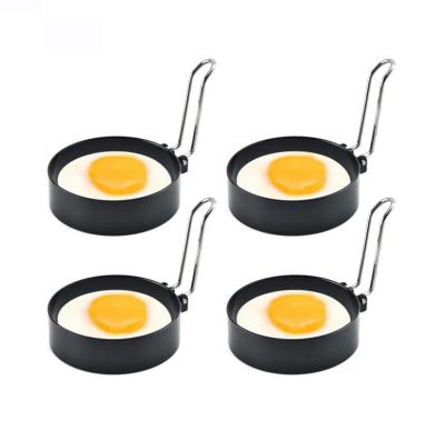 China Kitchen Tools Stainless Steel Stocked Omelet Mold Non Stick Egg Frying Pan Ring Mold Cooking Egg Tools for sale