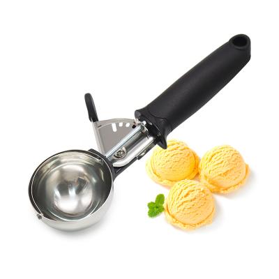 China Viable Professional Kitchen Tool Cookie Scooper With Long Handle Comfortable And Antifreeze Tablespoon Ice Cream Scoop for sale