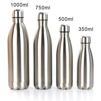 China Sustainable Leakproof Outdoor Double Wall Sports Bottle Stainless Steel Vacuum Insulated Bottles for sale