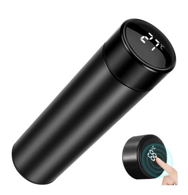 China Leakproof Portable Smart Cup Stored With LED Temperature Display Stainless Steel Smart Water Bottles for sale