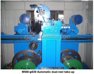 China Multifunctional Double Thread Take Up Machine Copper/Aluminum Rod Breakdown Machine for sale