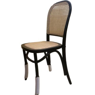 China Dining Chairs Modern Elegant Frame Rattan Chair Solid Wood Home Furniture Dining Chair for sale