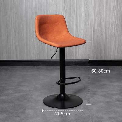 China Modern High Quality Commercial Tall Bar Chair Stainless Steel Stool Counter Bar Design Nice for sale