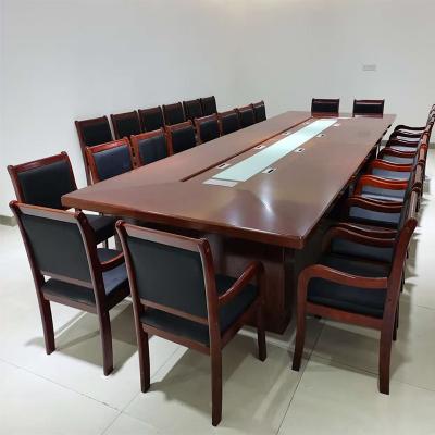 China Convertible Modern Cheap Price Furniture Wood Wrapping Panel Office Meeting Conference Table for sale