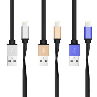 China Factory Wholesale OEM Mobile Phone Original USB-C to Lightning Cable, Black, 3ft, MFi Certified, PVC High-Speed ​​Cable for iPhone for sale