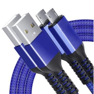 China 2H0 AM Speed ​​Factory Price Fast Charging USB To Micro USB Durable Premium Nylon Braided Data Cable for sale