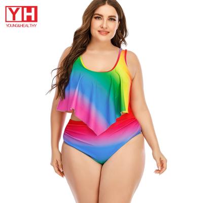 China 2021 antibacterial new design ready to ship fashion woman plus size swimwear and beachwear for sale