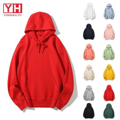 China Anti-Wrinkle YH Factory Designer Hot Sale Cheap Plus Size Workout Trecksuit Unisex Hoodie Long for sale