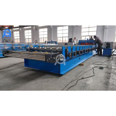 China Building Material Shops Colored Building Material Roof Panel Glazed Tile Roll Forming Machine for sale