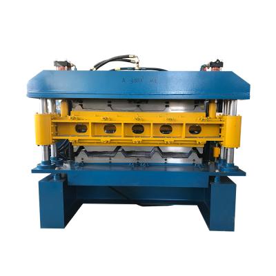 China Hotels Tile Making Machine / Double Layer Roll Forming Machine / Roll Forming Machine Roofing for sale