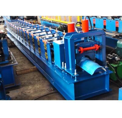 China Hydraulic Station Steel Gutter Formed Machine Ridge Roofing Roll Forming Machine for sale