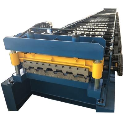 China Hotels Botou Floor Decking Roll Forming Machine Metal Steel Tile Rolling Machine With Best Price for sale