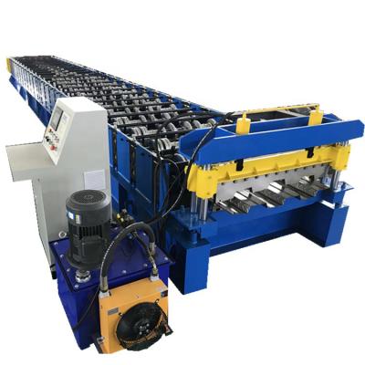 China Building Construction Metal Deck Floor Roll Forming Equipment Manufacturer Steel Floor Perforated Decking Sheet Machine for sale